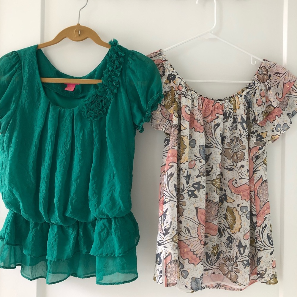 Set of two petite tops